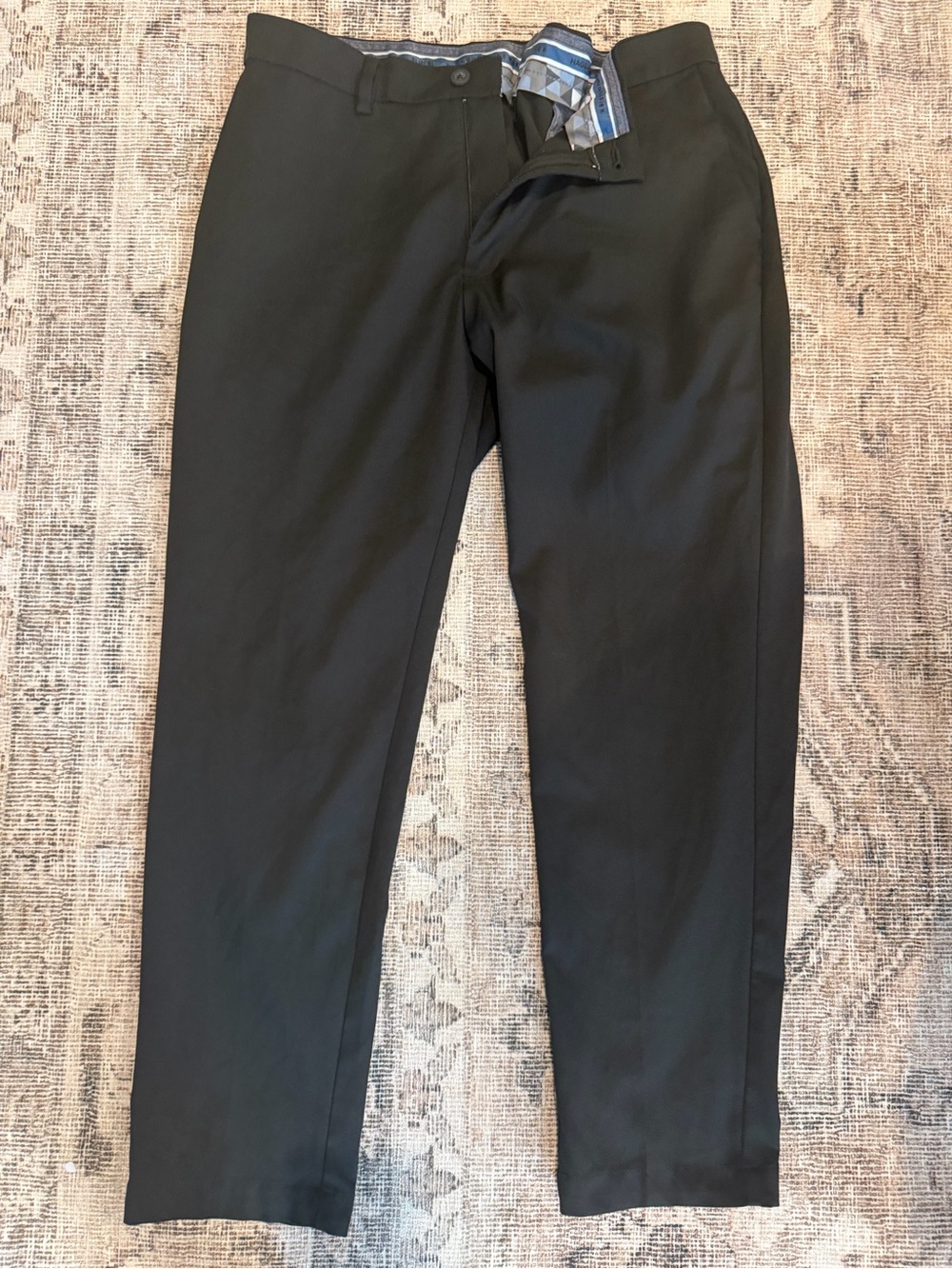 Haggar Black Men's Dress Pants - Slim Fit